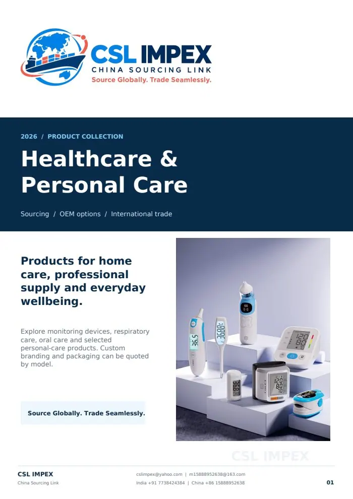 Healthcare Personal Care Catalogue 2026 catalogue cover